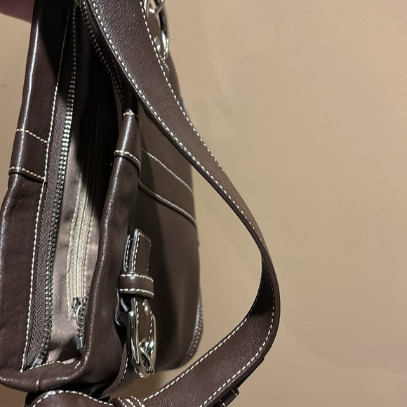 Vintage Coach Chocolate Leather Shoulder Bag G05S-1453 - Picture 6 of 7